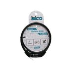 ŞİFRELİ EKO - İNCE BİSİKLET KİLİT ÇELİK TEL SİYAH ŞEFFAF KILIF 7MMX65CM (4604)