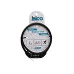 ŞİFRELİ EKO - İNCE BİSİKLET KİLİT ÇELİK TEL SİYAH ŞEFFAF KILIF 7MMX65CM (5545)