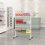 Sigara Boru Rafı,Giyim Mağazası İç Çamaşırı Rafı, Perakende Mağazası Konfeksiyon Rafı Giyim Askısı, İç Giyim Vitrini Yatak Odası/Butik/Kumaş Mağazası için Sütyen Giysi Standı Metal Boru Han