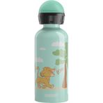SIGG - KBT Disney Simba Roar alüminyum içecek şişesi, aslan kralı, sızdırmaz ve kırılmaz, tüy kadar hafif, BPA içermez, iklime zarar vermez, sertifikalı, spor ve okul, beyaz yeşil, 0,4 l