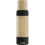 Sigg Yalıtımlı Su Şişesi - Alpine Karamel Kum Termos Bardak - 27 Parça Sıcak, 100 Parça Soğuk - Kompakt Sağlam - Sızdırmaz - Bpa İçermez - Dış Mekan, Kamp Doğa Yürüyüşü - Bej - 1L