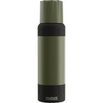 SIGG Yalıtımlı Su Şişesi - Alpine Star Kavrulmuş Yeşil Termos Bardak - 27 Adet Sıcak, 100 Parça Soğuk - Kompakt ve Sağlam - Sızdırmaz - BPA İçermez - Dış Mekan, Kamp ve Doğa Yürüyüşü - Yeşil - 1L