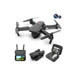 SIGHTZER E88 DRONE 4K HD ÇİFT KAMERALI DRONE APP KONTROL WİFİ Lİ KATLANABİLİR QUATCOPTER X3 BATARYA