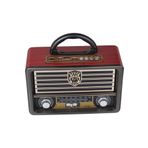 SIGHTZER Nostaljik Radyo Ahşap Görünümlü Bluetooth Hoparlör Fm Sd Kart Usb Girişi Uzaktan Kumandalı M-113bt