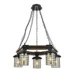 Sığınak Modern Avize E27 60w 50cm Metal Eskitme Avonni-av-4216-5et Kaplama