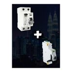 Sigma Set - Otomatik Yeniden Kurma Ünitesi Scrc03 2x25a 30ma Kaçak Akım Rölesi
