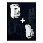 Sigma Set - Otomatik Yeniden Kurma Ünitesi Scrc03 2x40a 30ma Kaçak Akım Rölesi