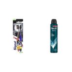Signal Diş Fırçası Performance Black 2 Kat Yumuşak 31 gr 1+1 ve Rexona Men Erkek Sprey Deodorant Xtra Cool 72 Saat Kesintisiz Üstün Koruma 200 ml