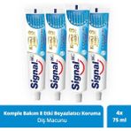 Signal Diş Macunu Komple Bakım 8 Etki Koruma 75 Ml X4