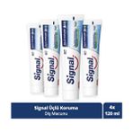 Signal Diş Macunu Üçlü Koruma Naneli Aroma 120ML (4 Adet) Koruyucu Özellikli