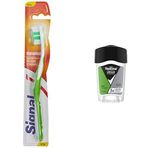 Signal Performans Diş Fırçası, 14,5 Gr ve Rexona Clinical Protection Erkek Stick Deodorant Active Fresh Ter Kokusuna Karşı Koruma 45 ML