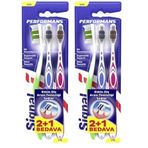 Signal Performans Etkin Diş Temizliği 2+1 Orta Diş Fırçası (2 paketi)