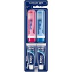 Signal White Now 14 ml Diş Macunu ve Seyahat Seti 2li Orta Sertlikte Fırça ile Pratik Kullanım