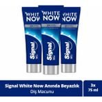 Signal White Now Diş Macunu Original Anında Beyazlık 75 ml x3