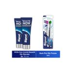 Signal White Now Diş Macunu Original Anında Beyazlık x2 + Gum Pro 1+1 Diş Fırçası Nazik Diş Eti
