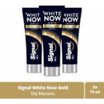 Signal White Now Gold 3 Kat Işıltı 3x75 ml Diş Macunu