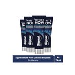 Signal White Now Leke Karşıtı Kahve ve Sigara Içenler İçin Beyazlatıcı 4x75 ml Diş Macunu