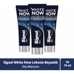 Signal White Now Lekesiz Beyazlık 3x75 ml Diş Macunu