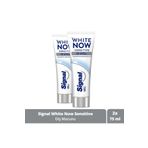 Signal White Now Sensitive Hassas Dişler Için Beyazlatıcı Diş Macunu 75Ml X2