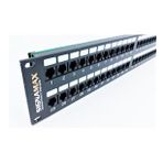 SIGNAMAX 2U 48 PORT CAT3 PATCH PANEL 2U SİYAH