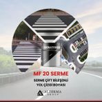 Signatekma Mf 20 Serme Çift Kompenantlı Yol Çizgi Boyası 25 Kg - RAL 9016 BEYAZ