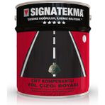 Signatekma Mf 21 Serme Çift Kompenantlı Yol Çizgi Boyası Beyaz 25 Kg