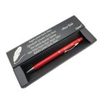 Signator® C464 Parlak Kırmızı Krom Tükenmez Kalem | Isme Özel Kalem | Hediyelik Kalem