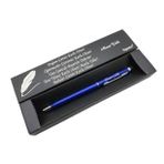 Signator® C501 Slim Mavi Krom Tükenmez Kalem | Isme Özel Kalem | Hediyelik Kalem