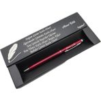 Signator® C509 Slim Kızıl Krom Tükenmez Kalem | Isme Özel Kalem | Hediyelik Kalem
