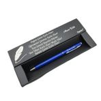 Signator® C514 Slim Mavi Krom Tükenmez Kalem | Isme Özel Kalem | Hediyelik Kalem
