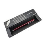 Signator® C516 Slim Kırmızı Krom Tükenmez Kalem | Isme Özel Kalem | Hediyelik Kalem