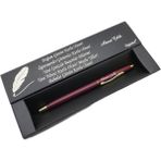 Signator® C523 Slim Bordo Gold Tükenmez Kalem | Isme Özel Kalem | Hediyelik Kalem