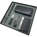 Signator® Concordia | Kişiye Özel Set - 10000 Mah Powerbank + Fonksiyonlu Çakı + 32GB. Anahtar USB + Roller Kalem + Anahtarlık + Kartvizitlik | Isme Özel Hediyelik Set