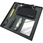 Signator® Fausta | Kişiye Özel Set - 32 Gb. USB Bellek + 10000 Mah Powerbank + Roller Kalem + Anahtarlık + Kartvizitlik + Fonksiyonlu Çakı | Isme Özel Hediyelik Set