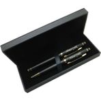 Signator® M440 Mat Siyah Altın Kalem Seti - Roller Kalem + Tükenmez Kalem | Isme Özel Kalem | Hediyelik Kalem