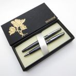 Signator® S265 Zebra Siyah Kalem Seti - Roller Kalem + Tükenmez Kalem İsme Özel Kalem Hediyelik Kalem