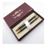 Signator® S330 Titanyum Bronz Kalem Seti Roller Kalem + Tükenmez Kalem İsme Özel Kalem Hediyelik Kalem
