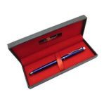 Signator® T555 Slim Mavi Krom Roller Kalem İsme Özel Kalem Hediyelik Kalem