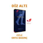 Sigvaris Traditional 503 Diz Altı Varis Çorabı Ccl2 Orta Basınç Ten Rengi CCL2 XS Açık Normal ten-rengi