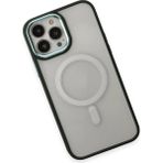 SiHako Newface Iphone 15 Kılıf Room Magneticsafe Silikon - Köknar Yeşili - 001-Renkli