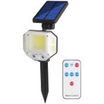 SiHako PM-14917 Sensörlü Kumandalı 3 Kademeli Solarlı Bahçe Aydınlatma Lambası