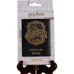Sihir Dükkanı Hufflepuff Pasaport Kılıfı Lisanslı Deri - Altın - Siyah