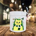 Sihirbaz Kedi Baskılı Seramik Kokusuz Küllük Hediyelik Ne Hediye Alınır