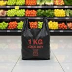 Sihirbaz Shop 1 kg Siyah Atlet Poşet Küçük Boy 26*45 Ebatında Sağlam & Dayanıklı