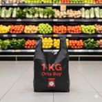 Sihirbaz Shop 1 kg Siyah Atlet Poşet Orta Boy 28*50 cm Ebatında Sağlam & Dayanıklı