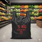 Sihirbaz Shop 5 kg Siyah Atlet Poşet Küçük Boy 26*45 cm Ebatında Sağlam & Dayanıklı