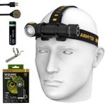 Sihirbazı C2 Pro Max XHP70.2 LED Mıknatıs Şarj Edilebilir Far 4000 Lümen W/ücretsiz Eco Sensa Manyetik USB Şarj Kablosu Dahil