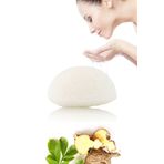 SİHİRLİ DÜNYA %100 Doğal Konjac Yüz Süngeri Temizleyici Peeling Etkili Saf Beyaz Tüm Ciltlere Uygun