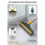 Sihirli Mop Banyo Temizleme Fırçası Fayans Yıkama Fırçası Çekpaslı Hareketli Başlık