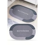 Sihirli Su Emici Banyo Paspası Kaydırmaz Tabanlı 35 Mm Kalınlık Abdest Ayak Kurulama Matı